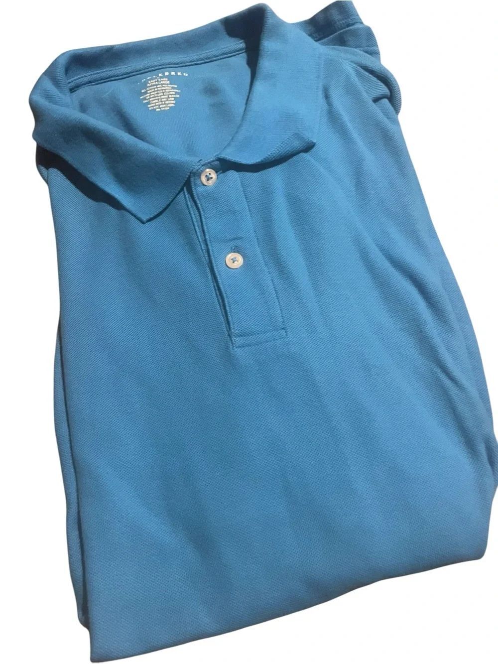Saddkebred Blue Men's Polo Shirt size XL